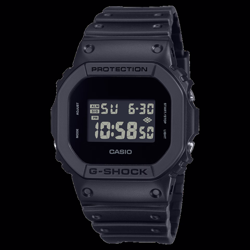 卡西欧 G-SHOCK DW-5600UBB-1 黑色方形数字腕表